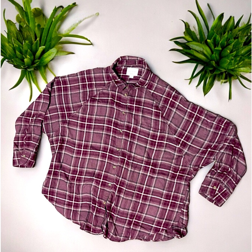 Purple oversized Flannel